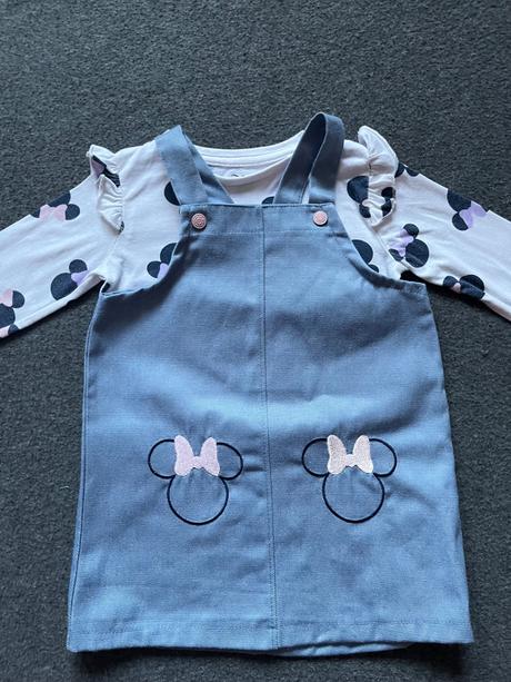 Set tričko a sukňa na traky minnie, sinsay,92