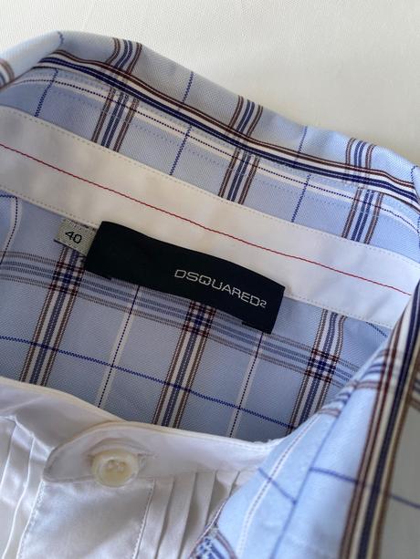 Dsquared2 - káro košeľa, xs
