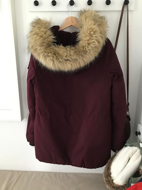 Predám krásnu bundu bordovej farby, terranova,xs