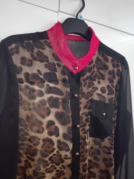 Šifónová leo blúzka, l