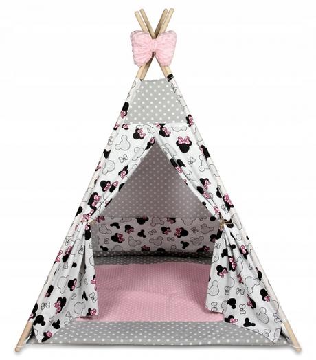 Stan pro deti týpí s velkou výbavou, minnie,,