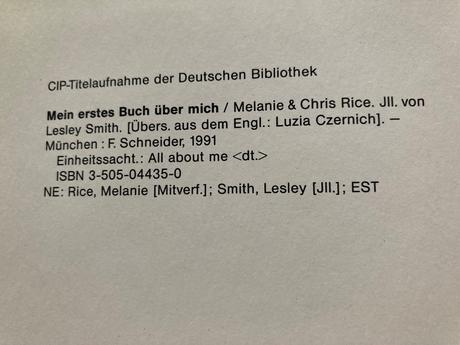 Mein erstes buch über mich (1991),