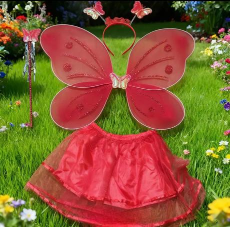 Kostým motýľ, víla s doplnkami, 