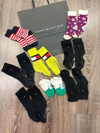 Tommy hilfiger 8 ks detske ponozky 27-30, tommy hilfiger,28