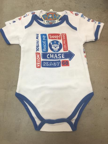 Bodyčko labkova patrola 2ks, nickelodeon,68 / 74 / 80 / 86