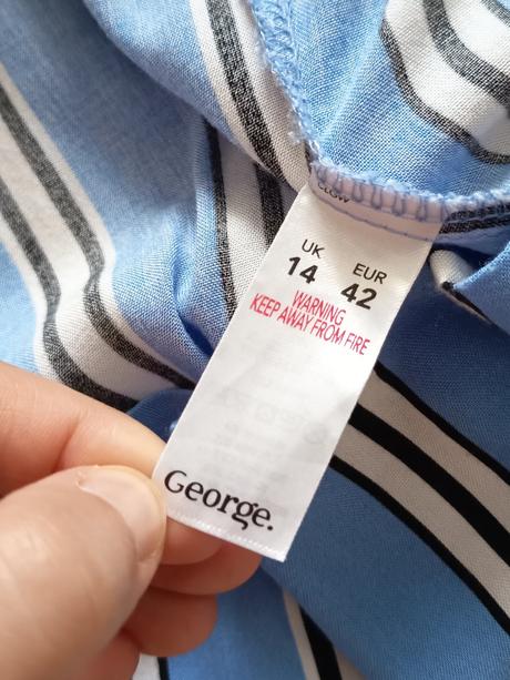 Midi sukňa s rozparkom, george,xl
