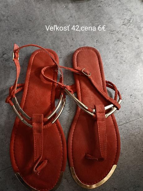 Dámske sandále, žabky, 42