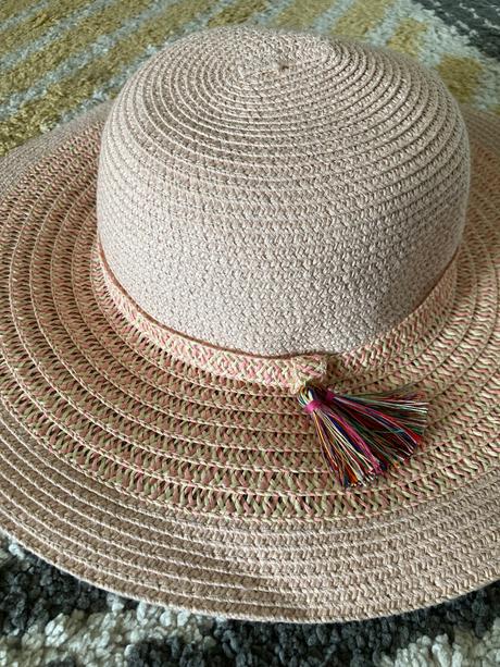 Slamený klobúčik 128/146, reserved,134