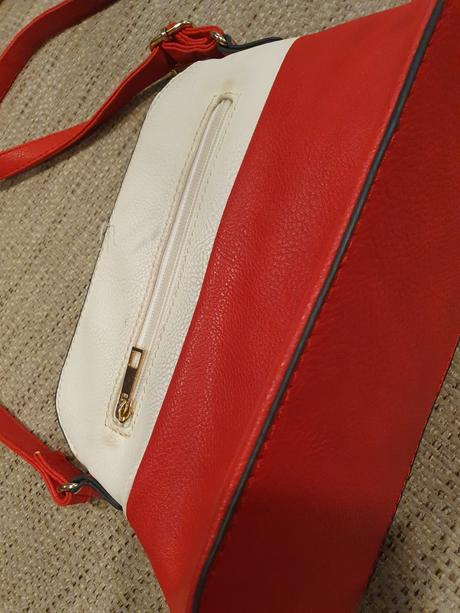 Crossbody kabelka červená mk,