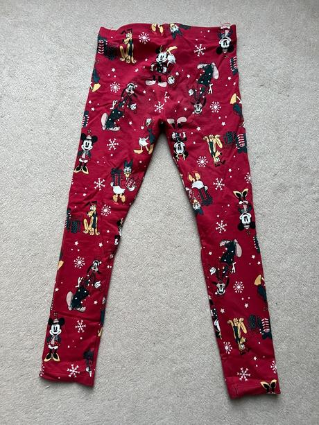 Vianočné mierne zateplené legíny, disney,128