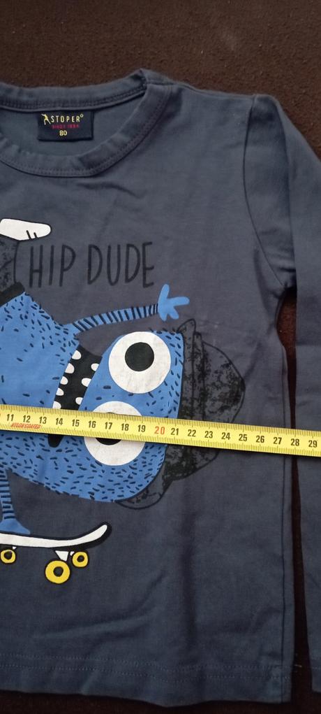 Tričko s dlhým rukávom 80, 80