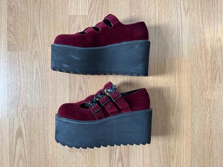 Topanky killstar - scarlet mary janes, 40