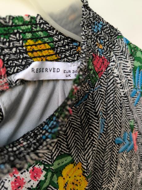 Kvetované šaty s volánmi, reserved,xs