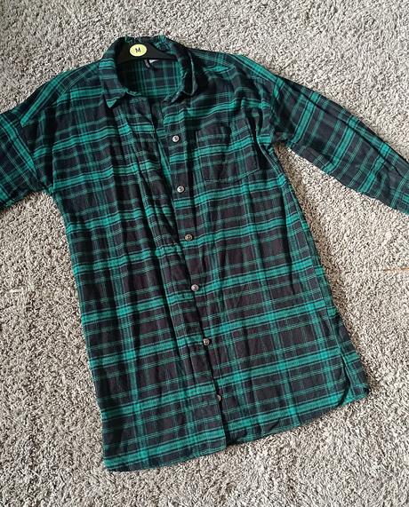 Košeľa flanelova, h&m,m