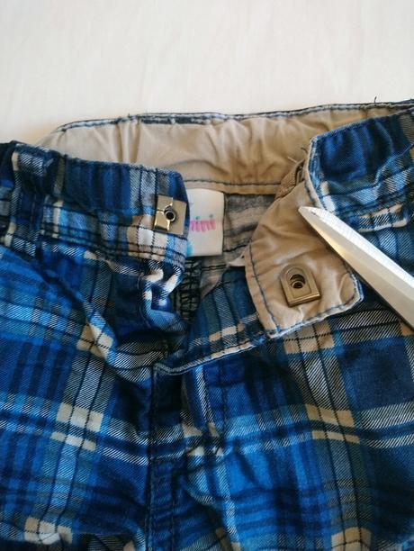 Chlapčenské modré kraťasy, topomini, 68-74 cm, topomini,74