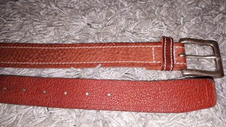 Kožený opasok m/l    80 - 95 cm, 