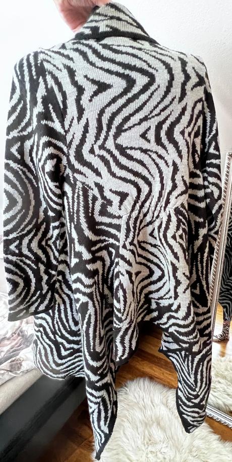 Asymetricky sveter kardigan uni, 