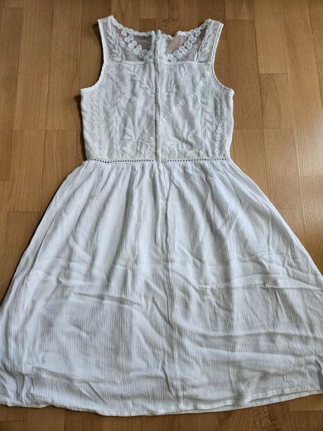 Dievcenske biele saty, h&m,146