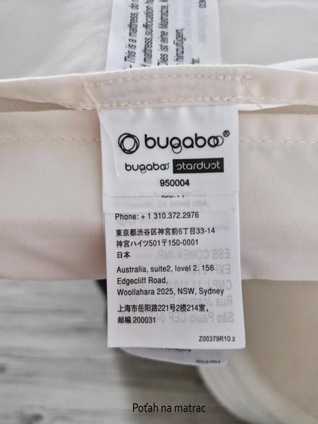 Bugaboo stardust grey melange postieľka, šírka (cm): 65,dĺžka (cm): 100