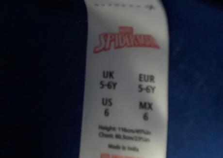 Spiderman tričko veľ. 116, f&f,116