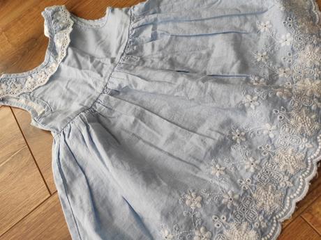 Letné šaty s výšivkou, primark,80