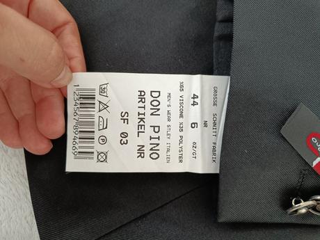 Svadobný / slávnostný komplet oblek, 44