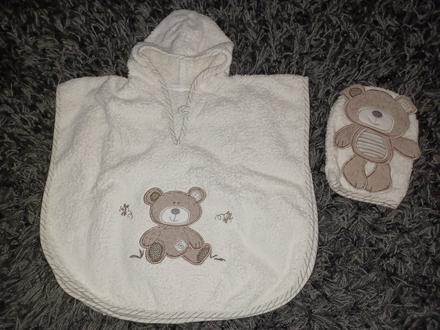 Osuška kúpanie pončo,