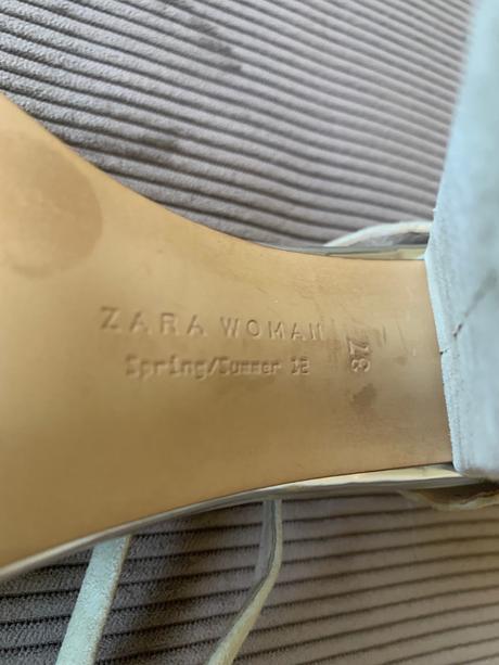 Sandale na opatku, zara,37