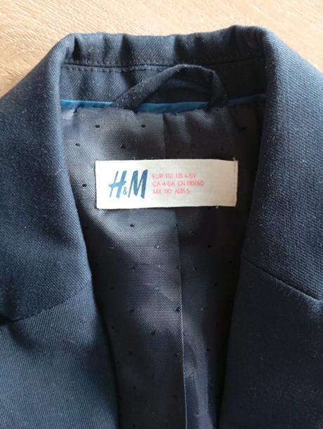 Kompletný oblek h&m veľ. 110, 110