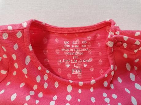 Bielo-cervene bavlnene saty, f&f,74