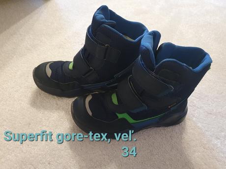 Zimná obuv/gore-tex, superfit,34