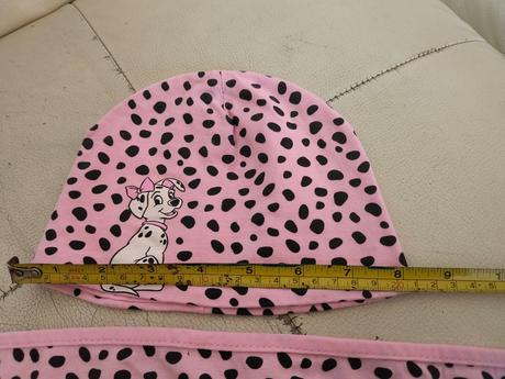 Čiapka a šatka dalmatinec 46 - 48 cm, <50