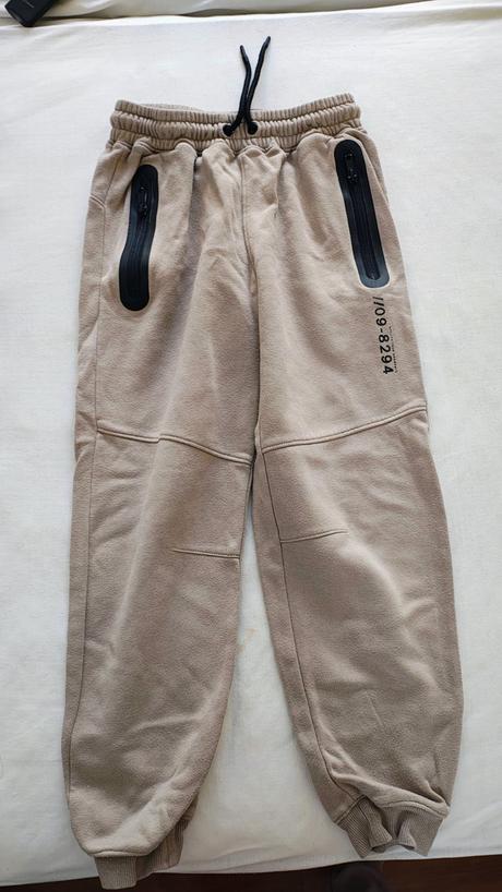 Zateplené tepláky, h&m,140