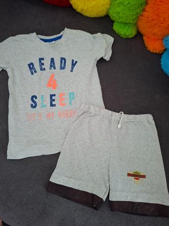 Šedé pyžamo 98/104, 98