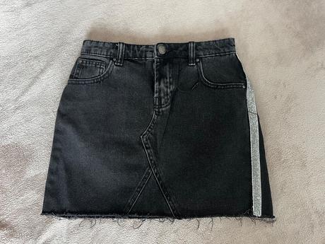 Riflová sukňa, denim co,140