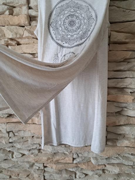 Predĺžené tričko bez rukávov, h&m,s