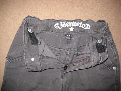 Tmavošedé nohavice 98/104, kenvelo,98