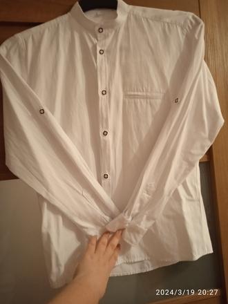 Biela košeľa veľkosť 164, 164