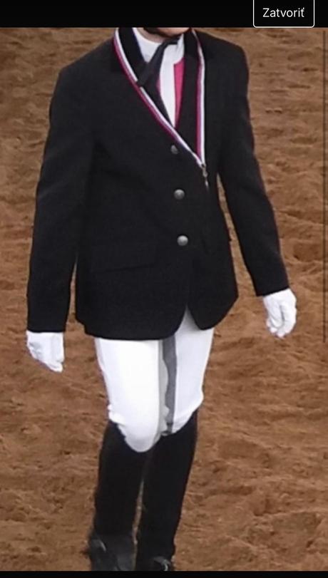 Sako jazdecké unisex 146-152, daslo,146