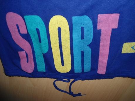 Tmavomodra mikina - sport, 140