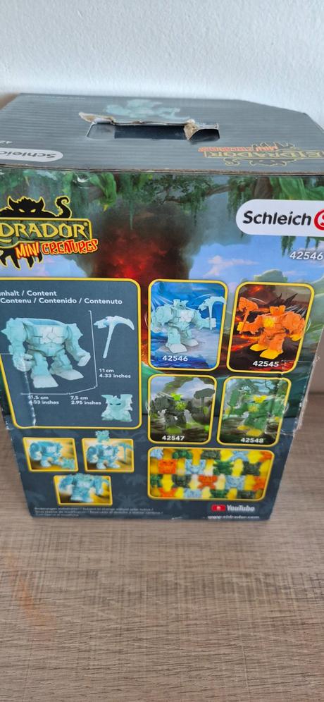 Ľadový a lávový robot eldrador mini creatures,