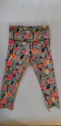 Kvetinové športové legíny, xs