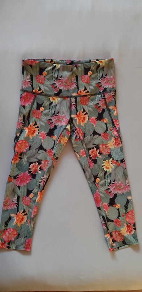 Kvetinové športové legíny, xs