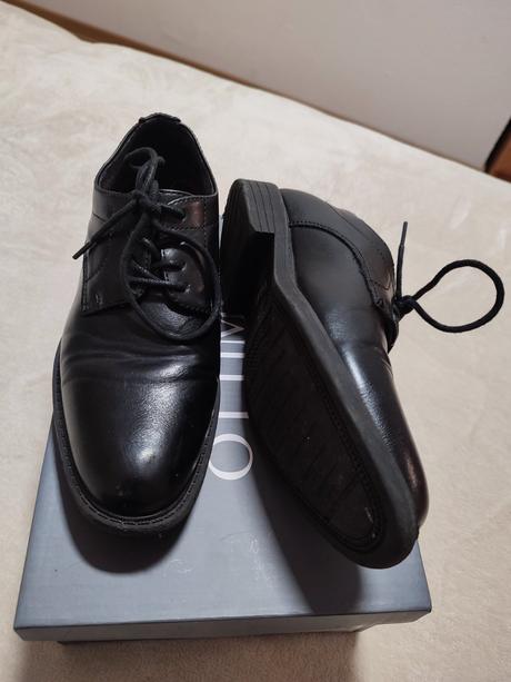 Kožené spoločenské topánky, veľ. 34, 34