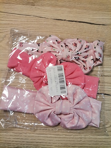 3 dievčenské čelenky - 4 druhy,