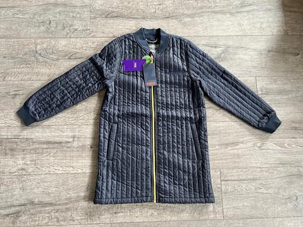 Kvalitna dlhsia thermo bunda zn. zig zag, 140 / 146