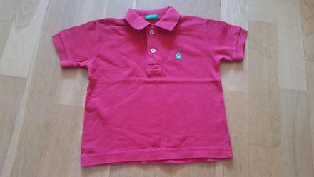 Červene tričko benetton, benetton,74