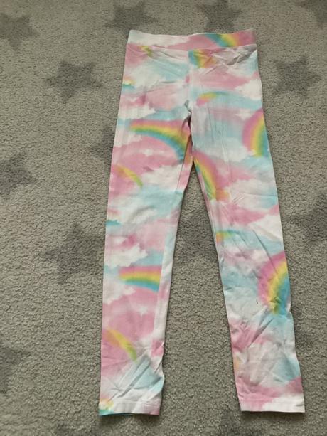 Legíny dúhované, h&m,128