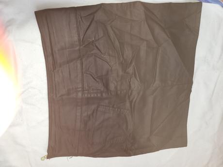 Tmavohnedá mini sukňa, f&f,42