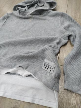 Svetrík s kapucňou h&m, v. 98/104, h&m,98